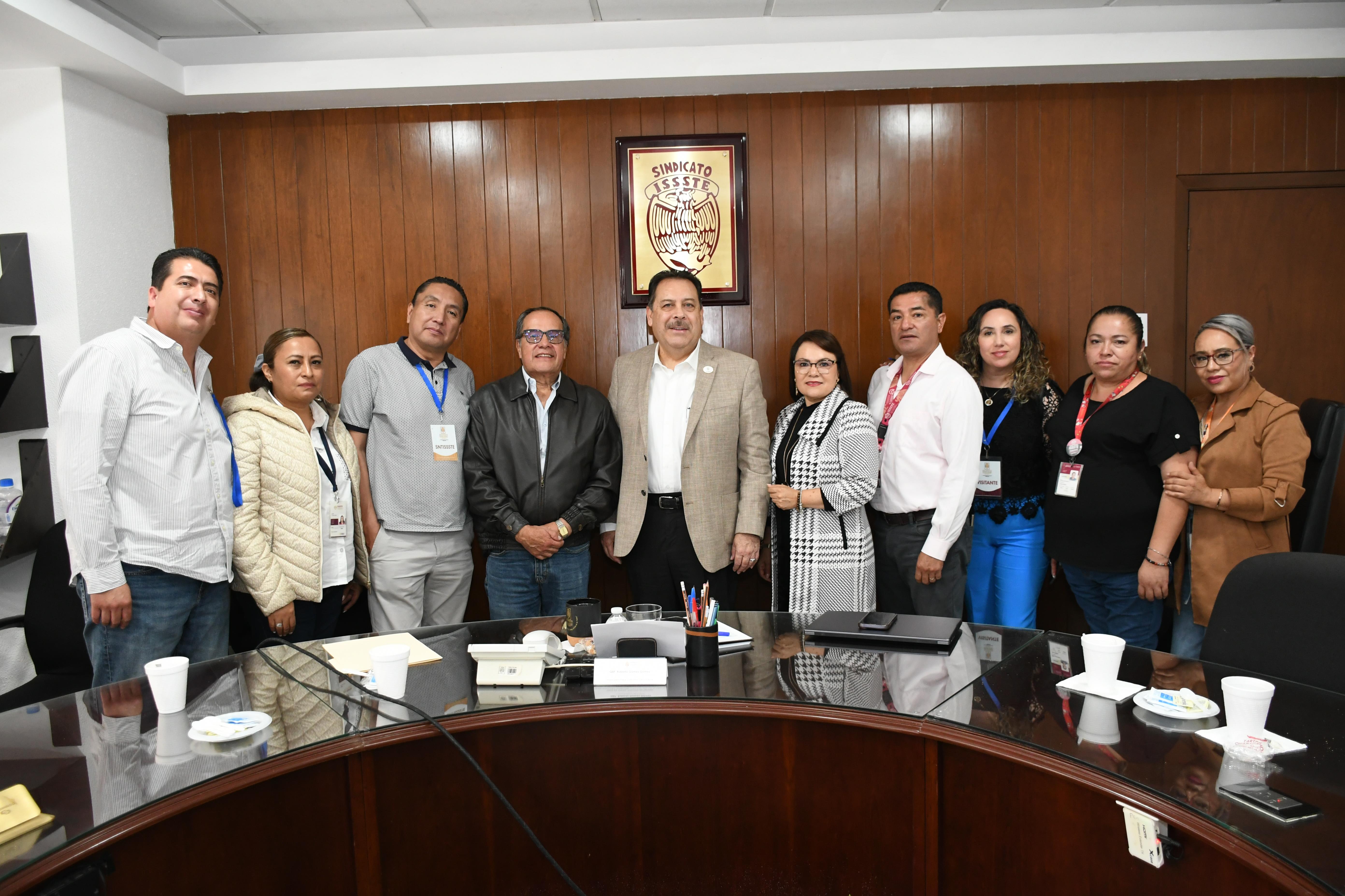 Reunión con compañeros del Estado de Hidalgo 